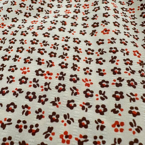 Toad&Co Shorts Womens Large Tan Sunkissed Barley Ditsy Floral Pull On Active - Picture 9 of 15